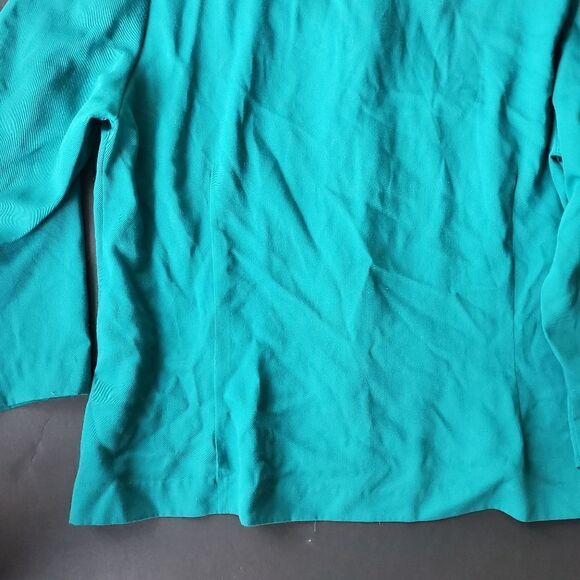 Vintage Worthington Essentials Women Teal Blazer - Picture 9 of 9